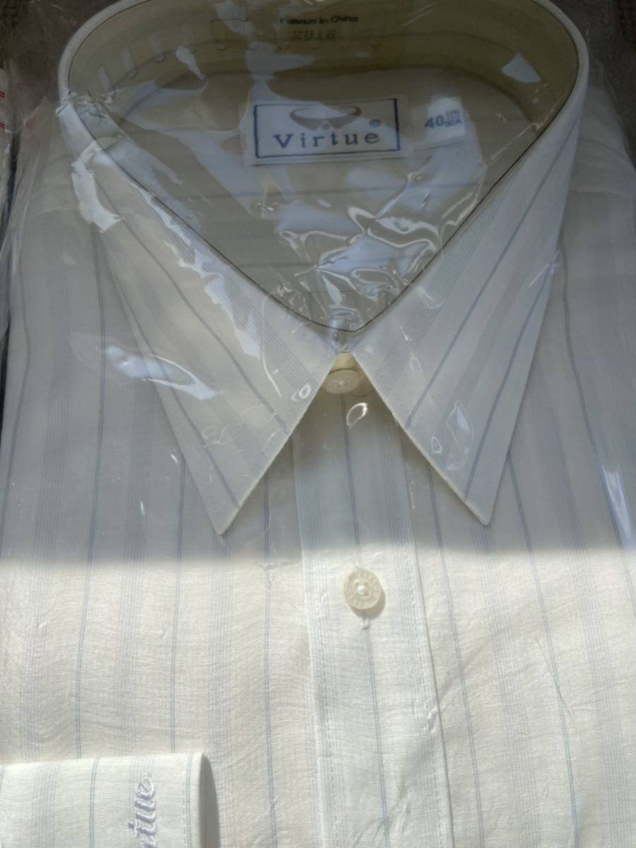 No.6Yシャツ 長袖 サイズ40.42未使用保管品2.11_画像4