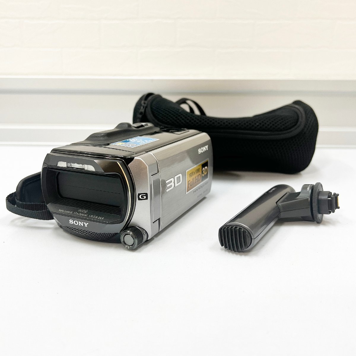 SONY ソニー 3D ビデオカメラ HDR-TD10 本体 収音 ECM-HGZ1 純正バッテリー NP-FV50_SONY 3D HDR-TD10 ECM-HGZ1 NP-FV50