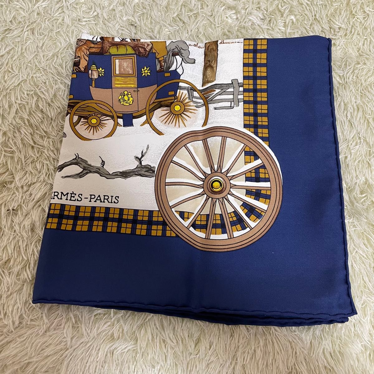 エルメス カレ 90 スカーフ シルク 冬の郵便馬車 ブルー|Yahoo エルメス カレ 90 スカーフ シルク 冬の郵便馬車 ブルー|Yahoo
