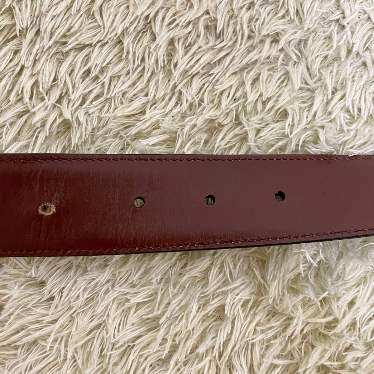 GUCCI グッチ G ロゴ レディース レザー ベルト ブラウン GUCCI グッチ ベルト Gロゴ バックル レディース ブラウン