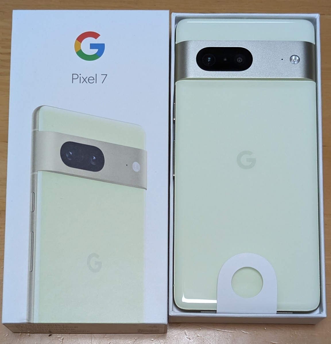 【美品】Google Pixel7 レモングラス 128gb_画像1