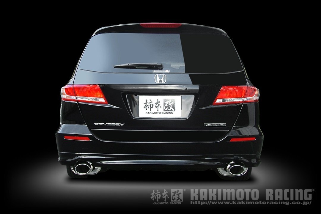 個人宅発送可能 柿本 カキモト マフラー KRnoble Ellisse クリスタル HONDA オデッセイ RB3 2.4_NA 2WD(FF) (H52382A)