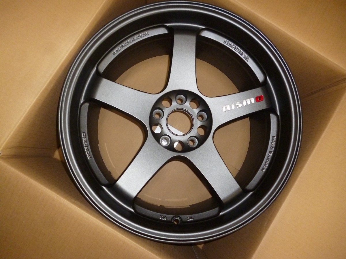 即納 新品 ニスモ nismo LMGT4 Aluminum Road Wheel Machining Logo Version フェアレディZ RZ34 4030S-RS060-MG×2 4030S-RS050-MG×2_画像1