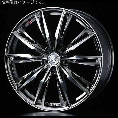 【個人宅発送可能】ウエッズ Weds 19X7.5J +53 5H 114.3 BMCMC ホイール 1本 LEONIS GX レオニス・ジーエックス (39386)