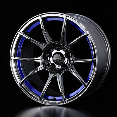 【個人宅発送可能】 ウエッズスポーツ WedsSport 18X10.5J +25 5H PCD114.3 BLC ホイール 1本 SA-10R エスエーイチマルアール (72645)