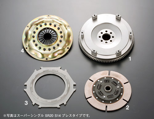 OS技研 スーパーシングルクラッチ プレスカバー オーバーホールキット O/H Aセット 日産 NISSAN シルビア SILVIA S15 SR20DET_画像1