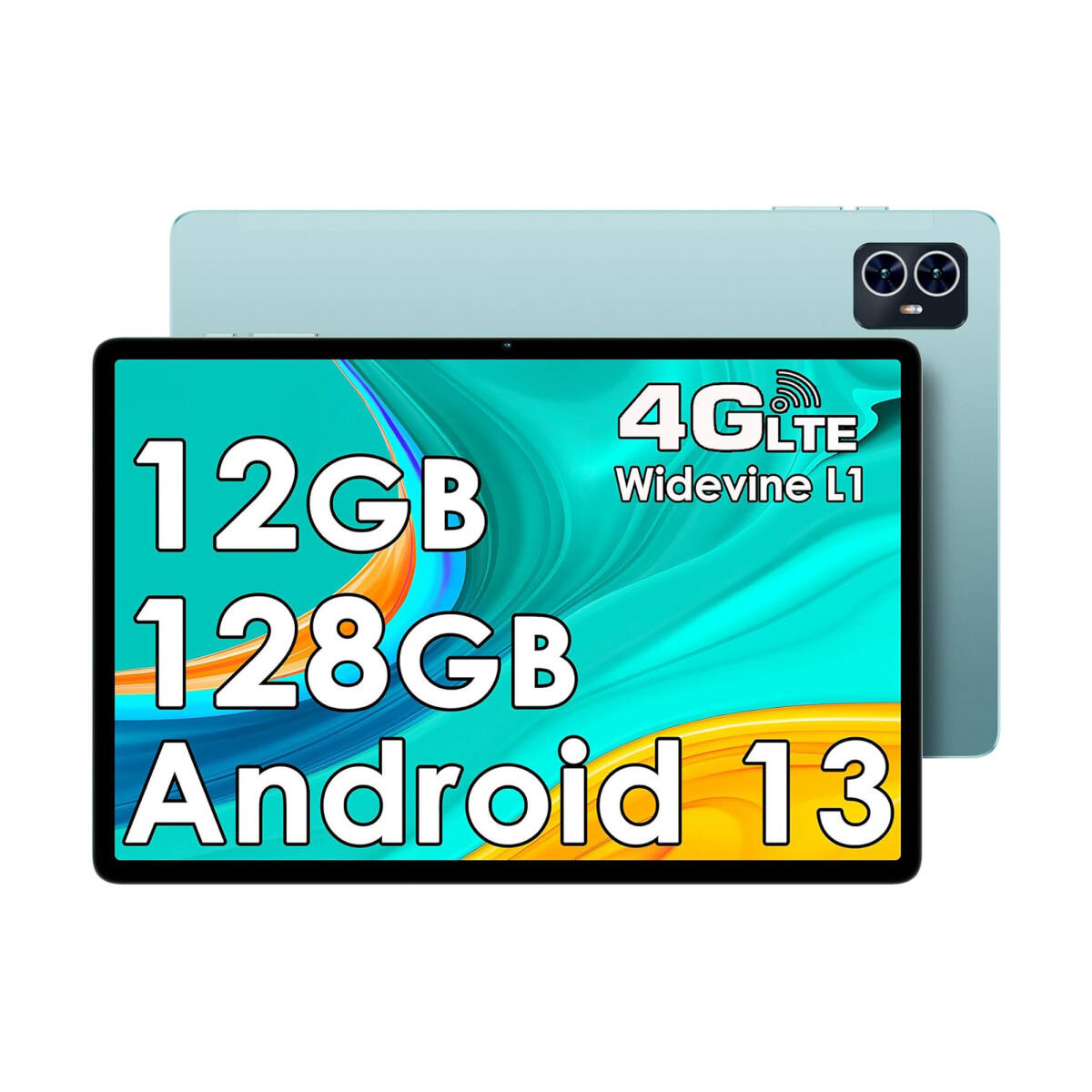【新品】TECLAST M50 Android 13 デュアルSIMフリー タブレット 10.1インチ 4G LTE/12GB RAM/128GB ROM 6000mAh 大容量バッテリー搭載_画像2