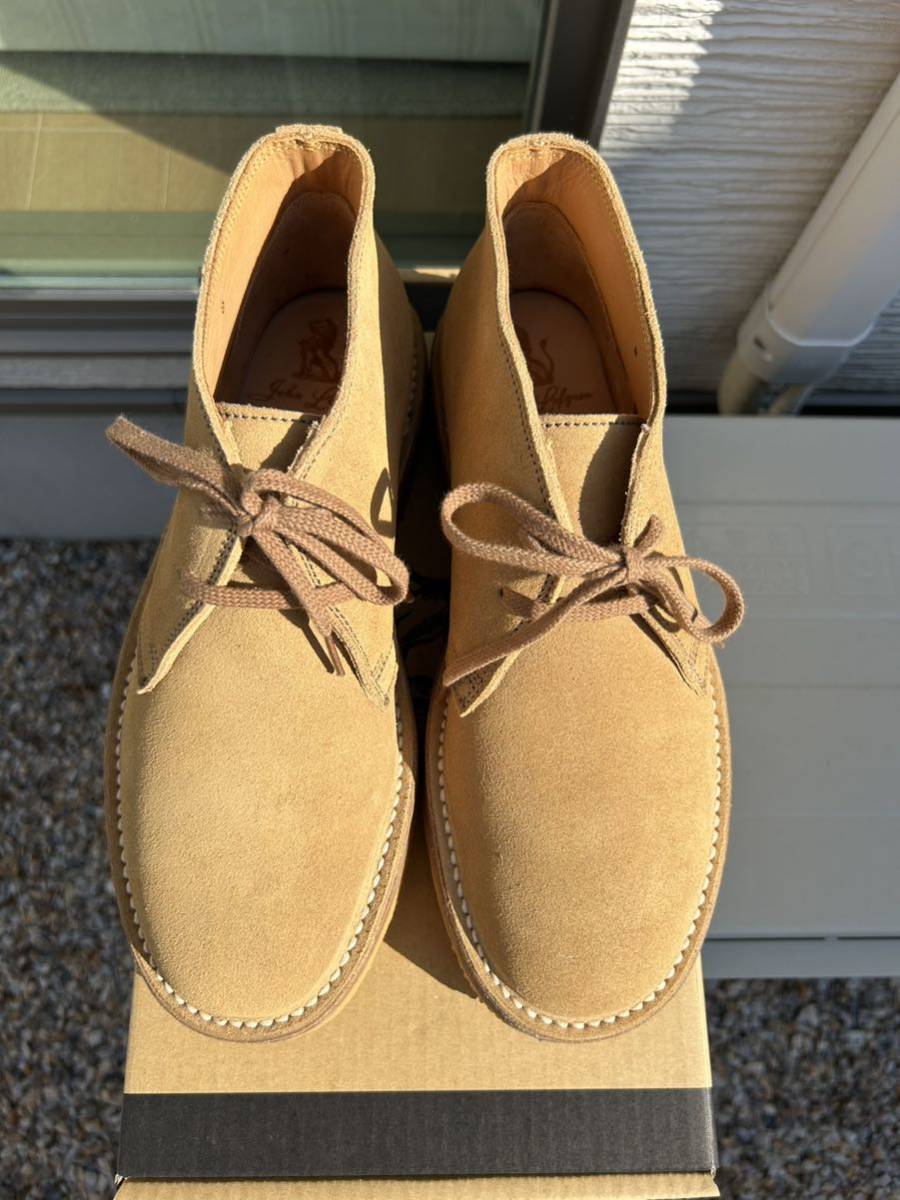 ジョン ロフグレン JOHN LOFGREN ミリタリーデザートブーツ MILITARY DESERT BOOTS MADE IN JAPAN 色 SAND サイズ8 新品未使用の画像10