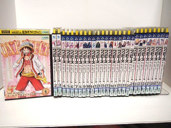 DVD One-piece ONEPIECE 19th hole cake Islay ndo compilation the whole 28 volume set anime rental DVD used 