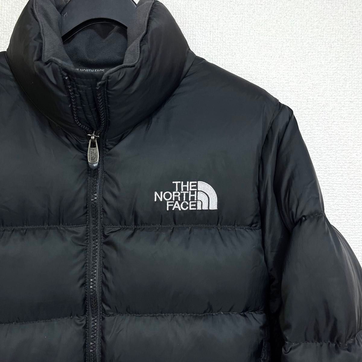 美品人気 ノースフェイス ダウンジャケット レディースM 550FP ブラック THE NORTH FACE ボア グースダウン