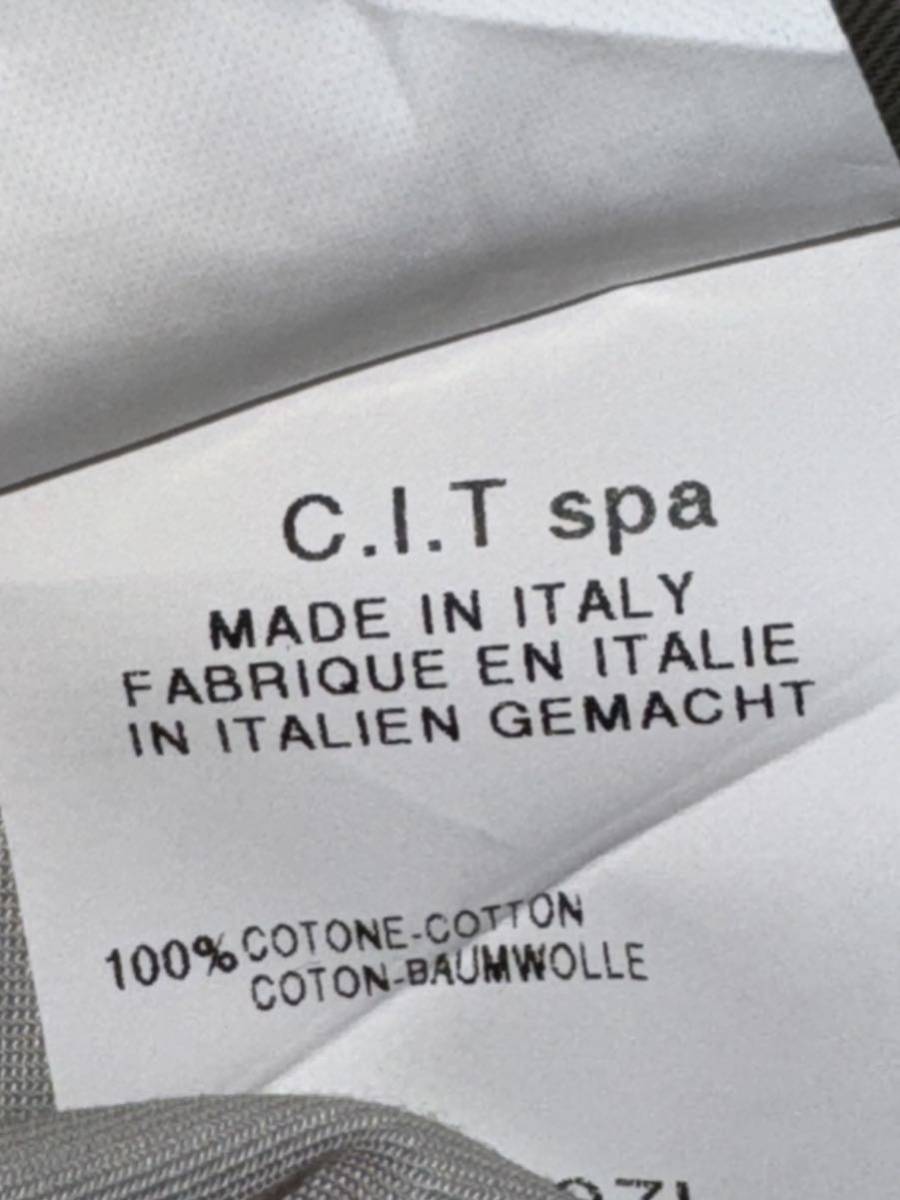 ジョルジオアルマーニ　Yシャツ　綿100% グレー系　首回り45cm 3L相当　イタリア製_画像6