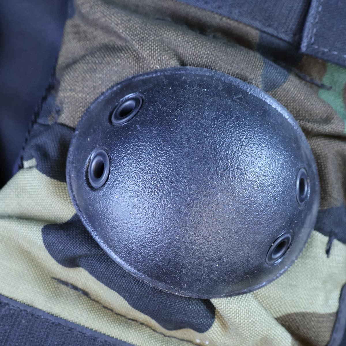 BIJANS protective equipment ビジャンズ ニーパッド エルボーパッド Sサイズ WL ウッドランド 初期アフ イラク #S-6620_画像8
