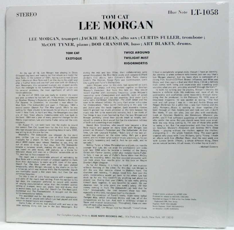 Tom cat / Lee Morgan (LP) トム・キャット / リー・モーガン BLUENOTE 新品未開封　_画像2