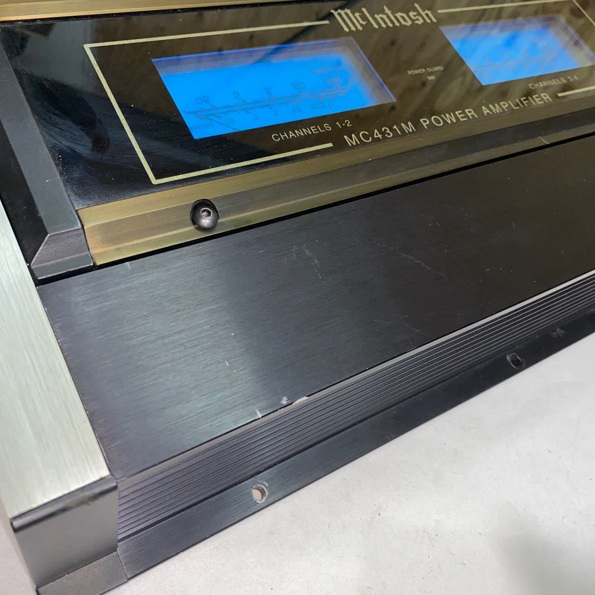 マッキントッシュ McIntosh ステレオパワーアンプ パワーアンプ MC431M_画像7