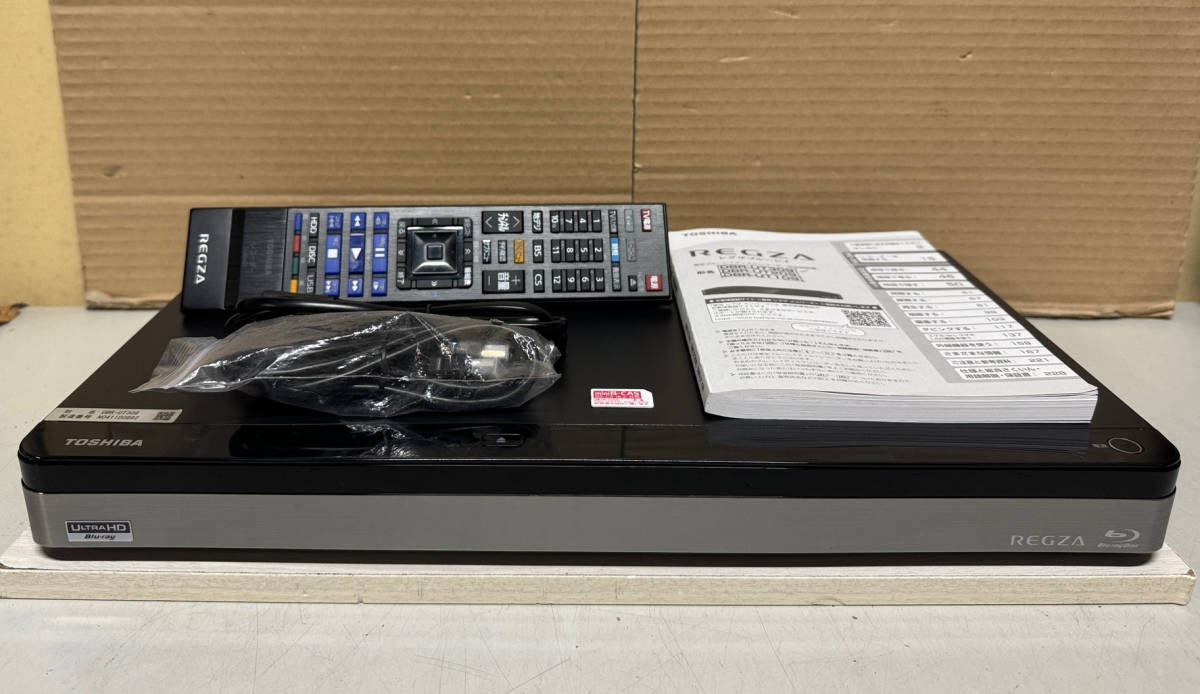【 安心！整備美品 】 TOSHIBA REGZA 「DBR-UT309」 Ultra HD/3TB/12倍録画/外付けHDD/3番組録画/3D再生/無線LAN 【完動保証】 2019年式