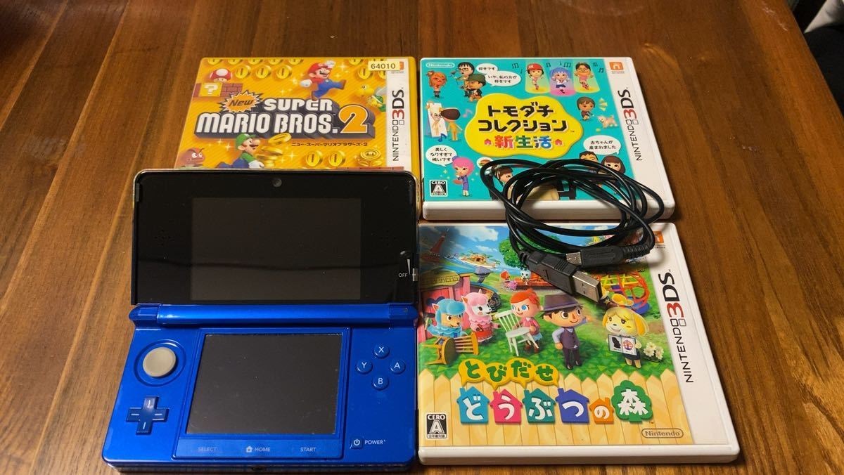 3DS 本体とソフト4本セット_画像1