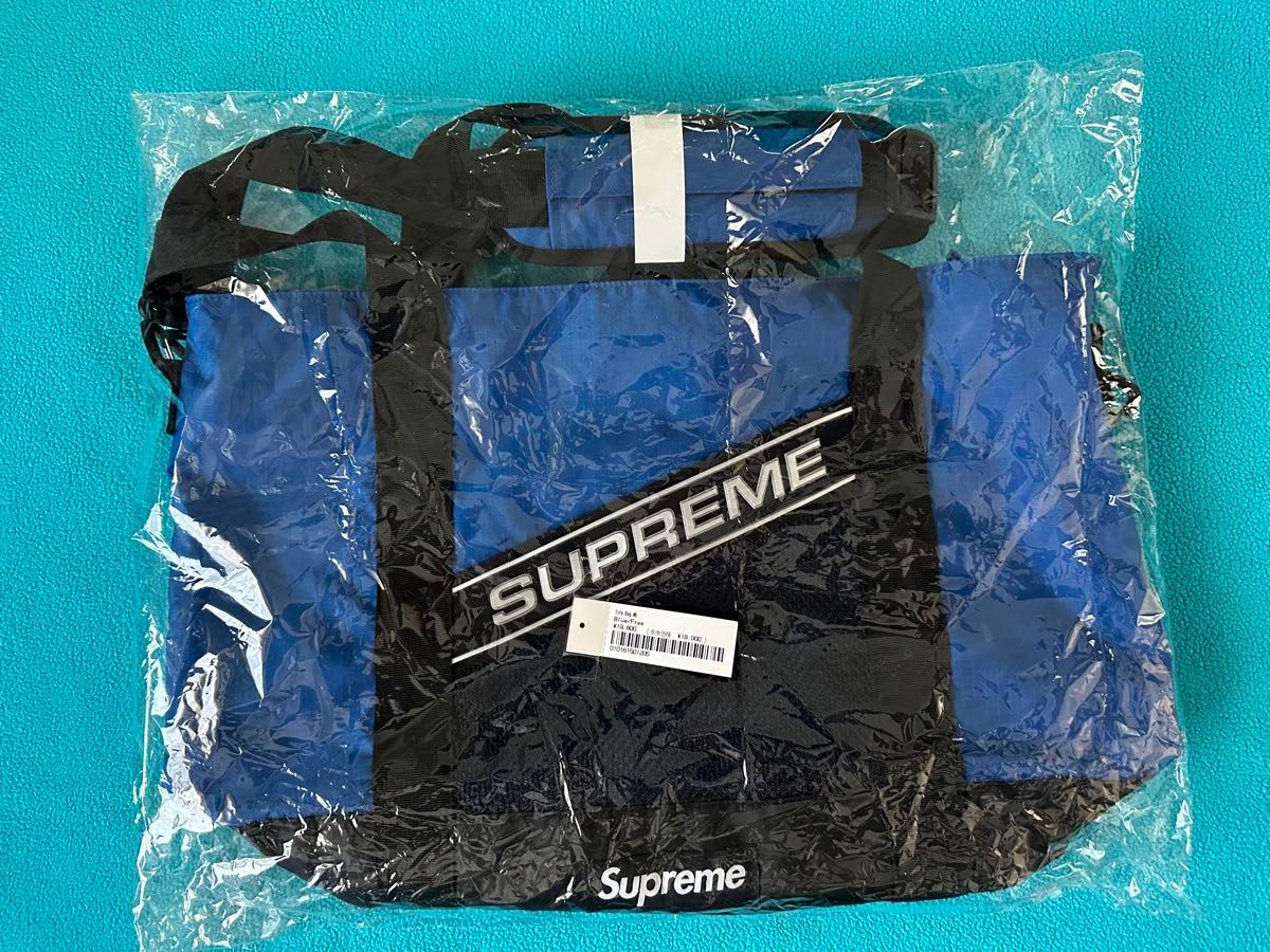 ★極美品★Supreme Tote Bag 2023FW Blue