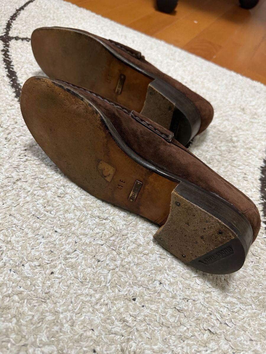 希少・極美品 GUCCI グッチ ローファー スウェード ブラウン 希少・極美品 GUCCI グッチ ローファー スウェード ブラウン
