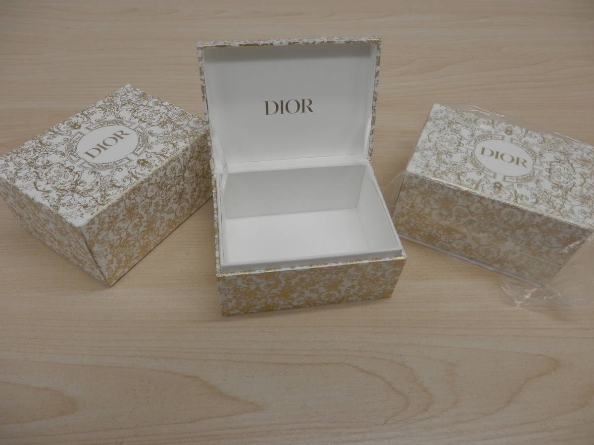 Christian Dior ディオール 2個セット ホリデーギフト ジュエリーボックス 限定 ノベルティー ボックス【CD21】_画像1