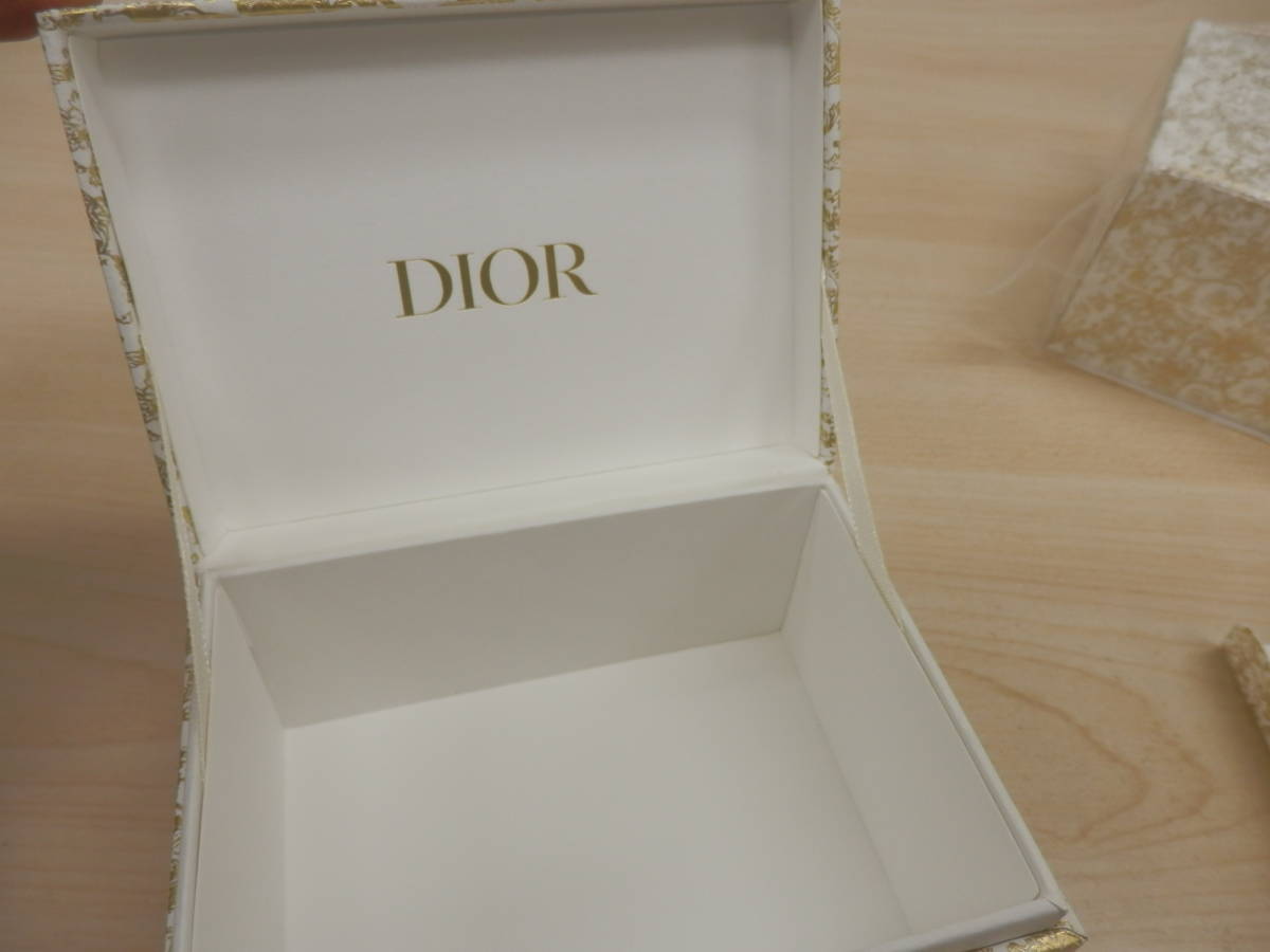 Christian Dior ディオール 2個セット ホリデーギフト ジュエリーボックス 限定 ノベルティー ボックス【CD21】_画像5