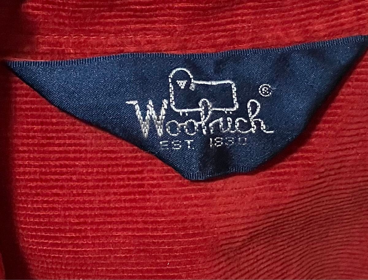 WOOLRICH ウールリッチ 80s〜90s コーデュロイ　ボタンダウンシャツ　紺タグ