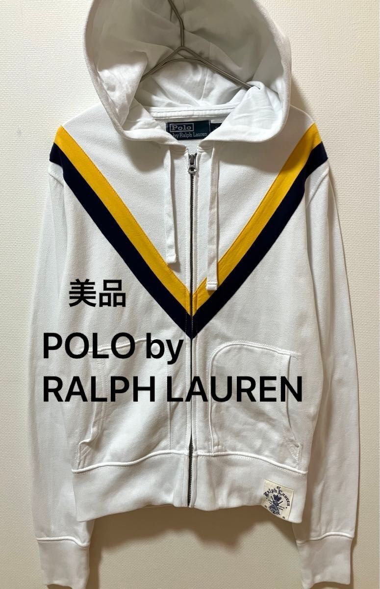 美品　POLO by RALPH LAUREN ラルフローレン　フルジップVラインパーカー　TALONジップ