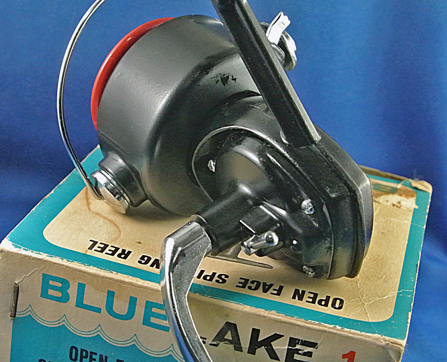 ☆ Vintage BlueLake1 SportsMan Spinning Reel☆ 激レア超マニアック！！新品 未使用 元箱取説付 ブルーレイクオープンフェイスリール_Made in Japan！