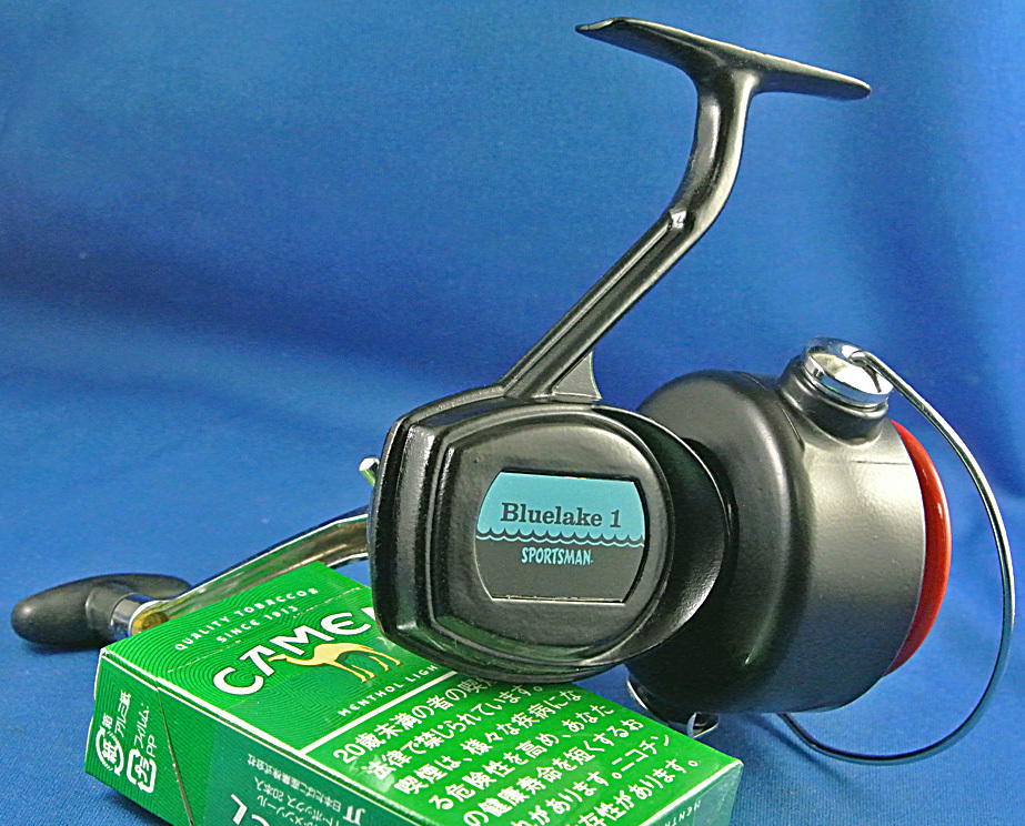 ☆ Vintage BlueLake1 SportsMan Spinning Reel☆ 激レア超マニアック！！新品 未使用 元箱取説付 ブルーレイクオープンフェイスリール_左巻き専用です。