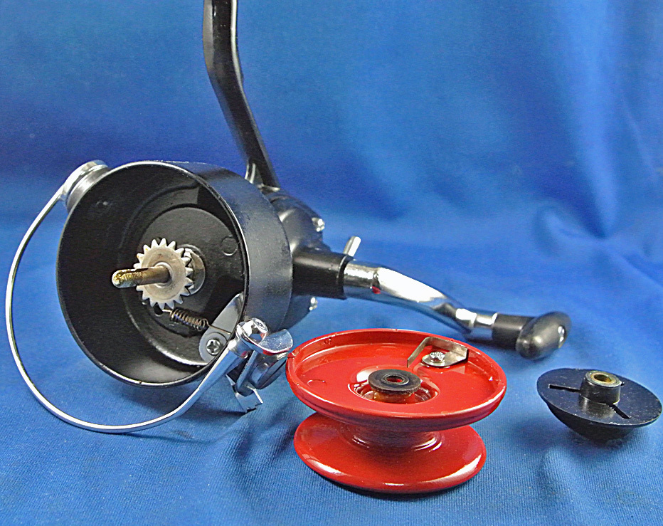 ☆ Vintage BlueLake1 SportsMan Spinning Reel☆ 激レア超マニアック！！新品 未使用 元箱取説付 ブルーレイクオープンフェイスリール_画像5