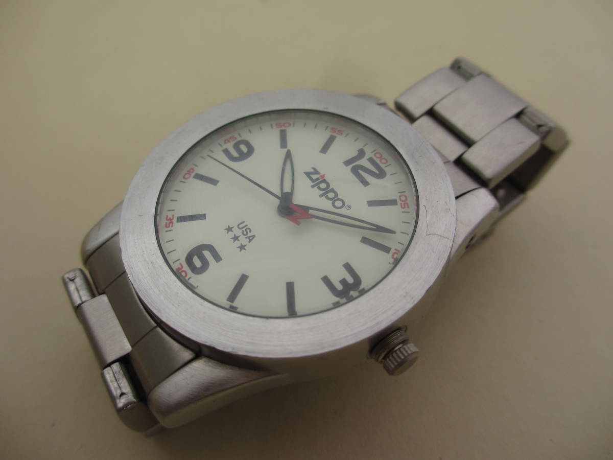 ZIPPO ジッポー KXZ 05 腕時計 電池交換済み_画像3