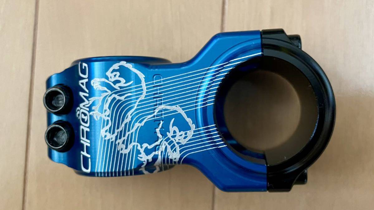 [ beautiful goods ]CHROMAG RANGER black mug stem blue 50mm 31.8mm