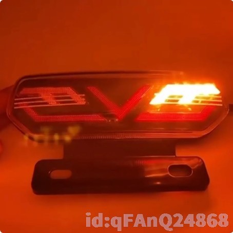 Im2533: オートバイ テール LED ライト ストップランプ バイク ブレーキ リア ランプ ウィンカー 後方 12v ウインカーの画像3