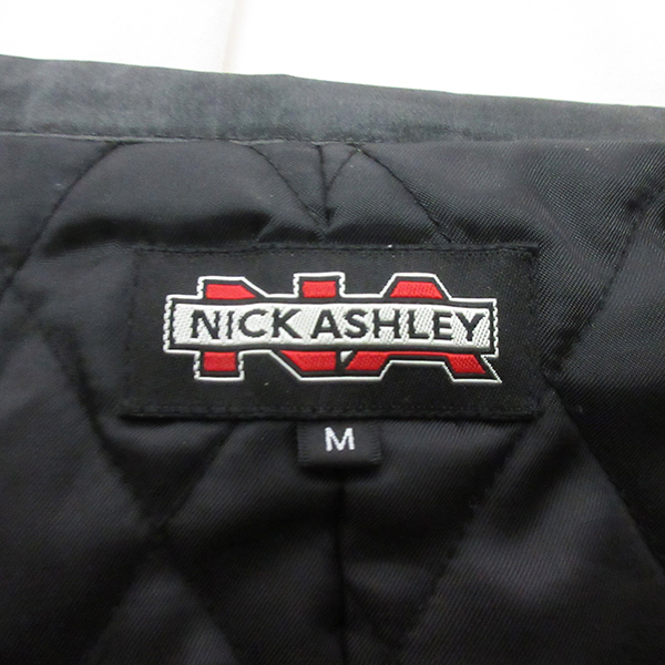 ■NICK ASHLEY ニック・アシュレイ ライダースジャケット 中綿ジャケット キルティング ポリウレタンコーティングの画像10