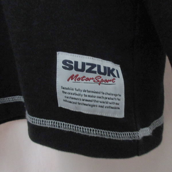 ■SUZUKI MotorSport スズキ モータースポーツ ラガーシャツ LL 長袖 ポロシャツ ブラック_画像7