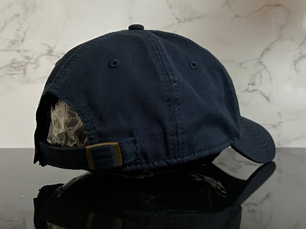 【未使用品】60C 上品★GREG NORMAN グレグ ノーマン ゴルフ キャップ 帽子 CAP 上品で高級感のあるネイビーのコットン素材《FREEサイズ》_画像6