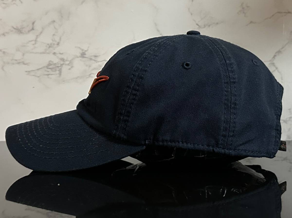 【未使用品】60C 上品★GREG NORMAN グレグ ノーマン ゴルフ キャップ 帽子 CAP 上品で高級感のあるネイビーのコットン素材《FREEサイズ》_画像3