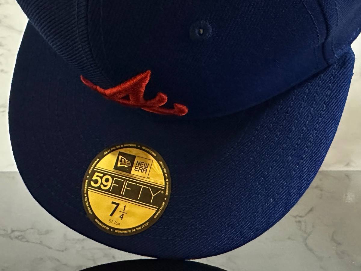 【未使用品】54A★NEW ERA ニューエラ 59FIFTY×MLB アトランタ ブレーブス Atlanta Braves コラボキャップ 帽子 CAP《SIZE7 1/4・57.7㎝》_画像9
