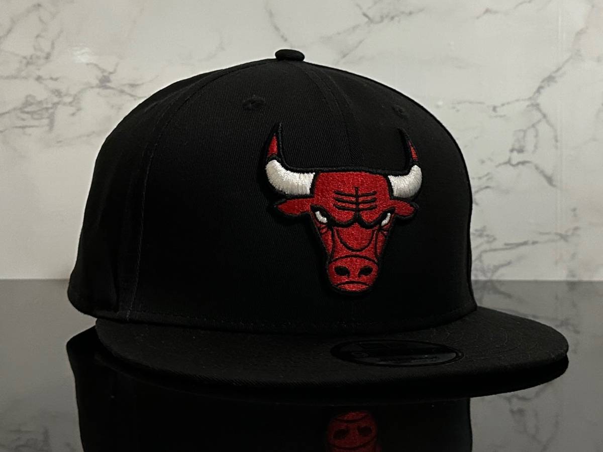 【未使用品】44D★NEW ERA ニューエラ 9FIFTY×NBA シカゴ ブルズ Chicago Bulls コラボ キャップ 帽子 Michael Jordan《S-M FREEサイズ》_画像2