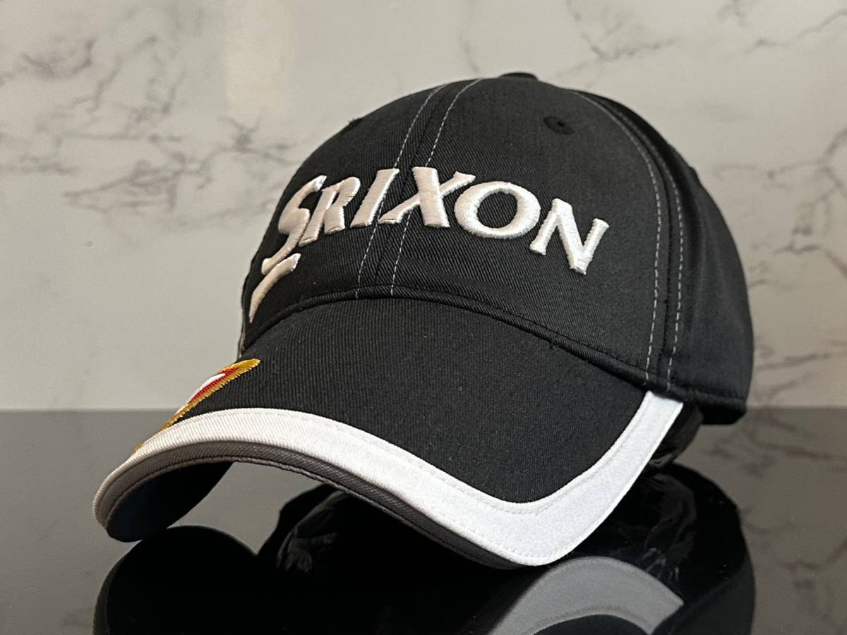 【未使用品】70D 上品★SRIXON ZーSTAR スリクソン ゴルフ キャップ 上品で高級感のあるブラックにシリーズロゴ♪《FREEサイズ》松山英樹_画像2