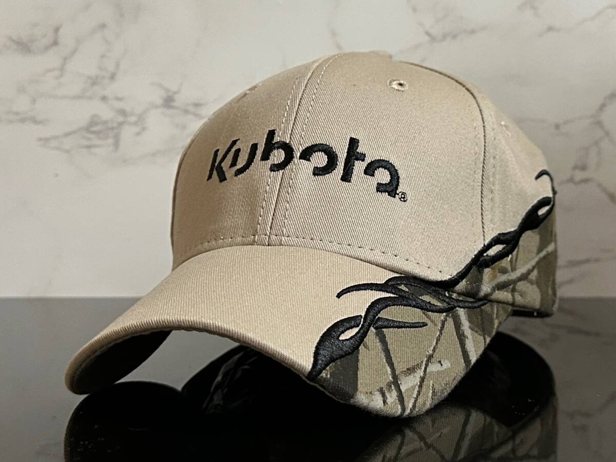 【未使用品】114C★Kubota クボタ レーシング デザインキャップ 帽子CAP 希少でクールなレーシング デザインのコットン素材《FREEサイズ》_画像1