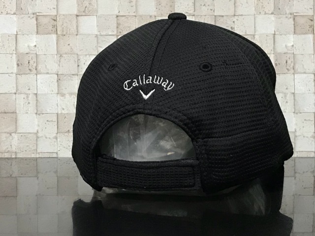 【未使用品】58C★Callaway Golf キャロウェイ ゴルフ キャップ 帽子 CAP 高級感のあるブラックのポリエステル素材♪《FREEサイズ》_画像5