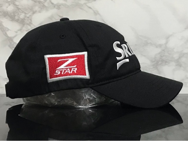 【未使用品】130E 上品★SRIXON スリクソン ゴルフ キャップ 上品で高級感のあるブラックにZーSTARシリーズロゴ♪《FREEサイズ》松山英樹_画像3