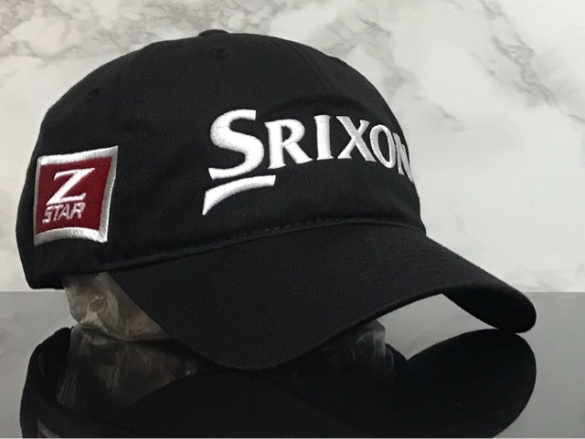 【未使用品】13T★SRIXON ZーSTAR スリクソン ゴルフ キャップ クールなブラックのコットン素材にシリーズロゴ！《FREEサイズ》松山英樹_画像1