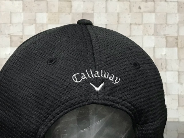 【未使用品】58C★Callaway Golf キャロウェイ ゴルフ キャップ 帽子 CAP 高級感のあるブラックのポリエステル素材♪《FREEサイズ》_画像6