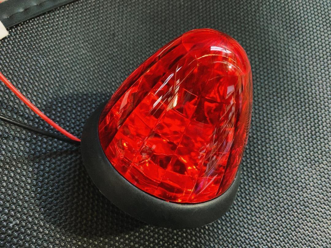 24V　ダイヤカットレンズマーカー 16LED レッド 6個セット_画像5