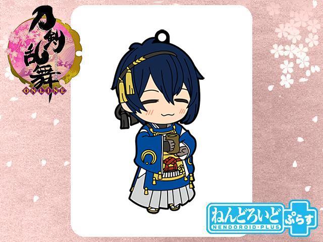 刀剣乱舞 ねんどろいどぷらす ラバーストラップ 三日月宗近 ラバスト のほほんVer. GOOD SMILE ONLINE SHOP 予約特典 ラバーマスコット_画像1