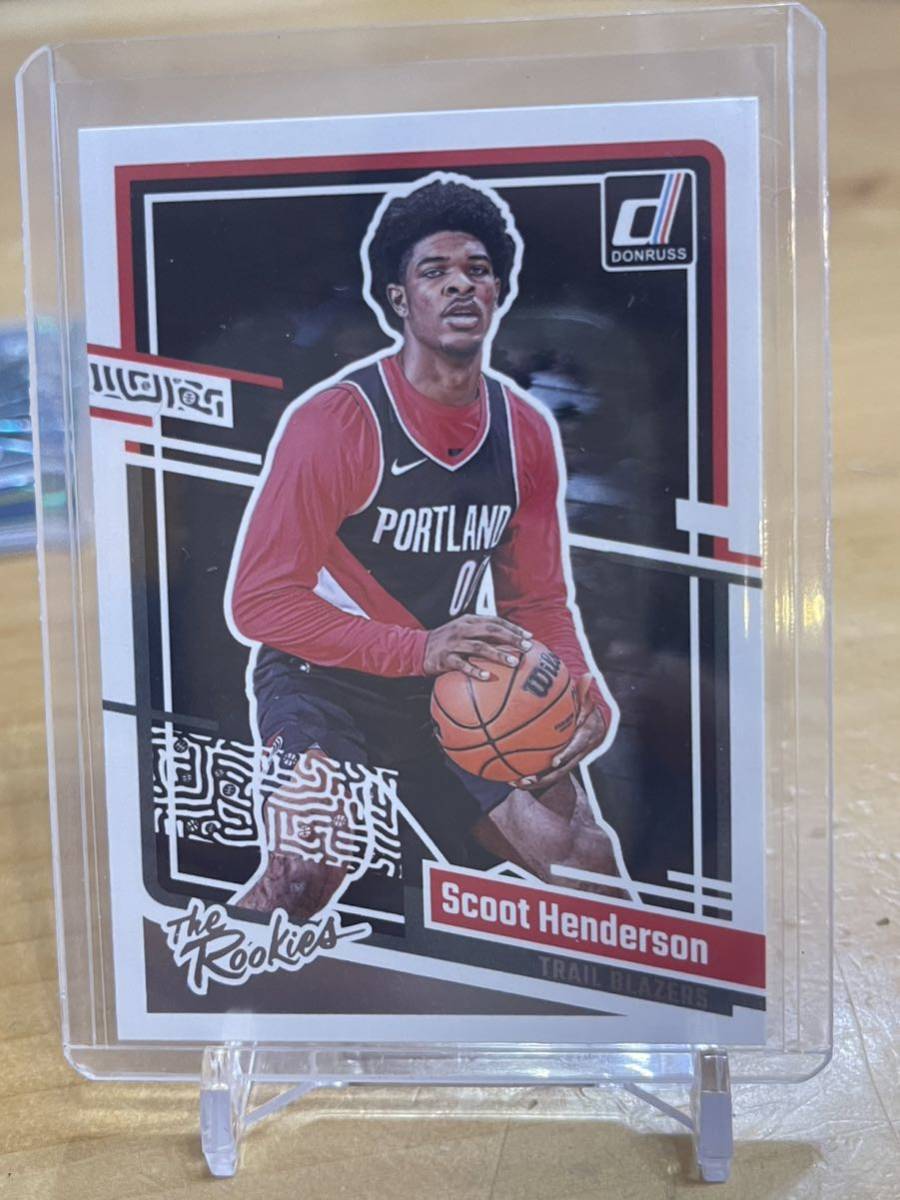 2023-24 Donruss NBA Scoot Henderson The Rookie RC スクート ヘンダーソン PANINI Basketball インサート_画像1