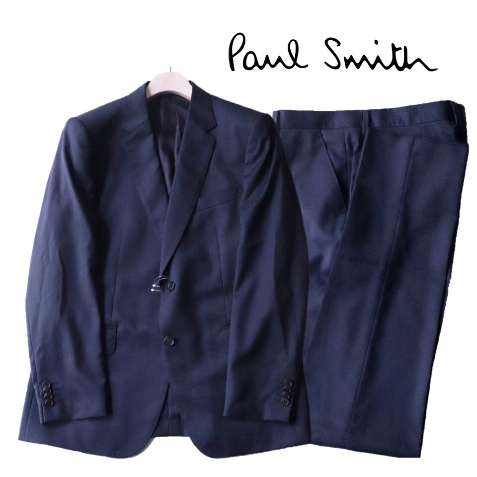 《Paul Smith ポールスミス》新品 ストライプ 2Bシングルスーツ セットアップ ビジネス L2(W89)A9467