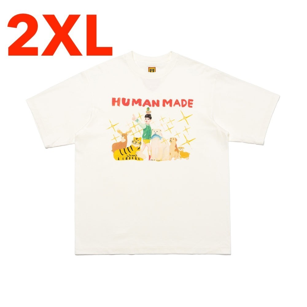 新品 2XL HUMAN MADE KEIKO SOOTOME T-SHIRT #14 ヒューマンメイド Tシャツ 半袖Tシャツ 五月女ケイ子 ヒューマンメード WHITE ホワイト 白