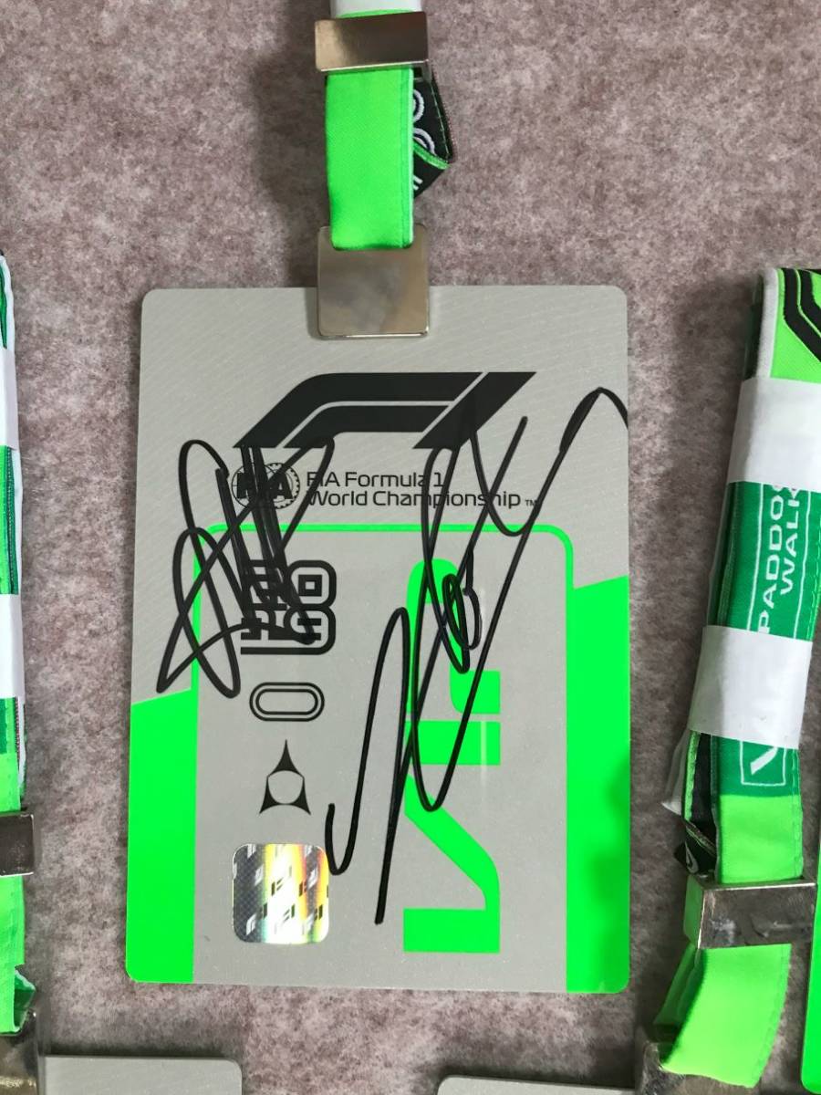 2019 F1 1000GP 中国GP L.Norris S.Vettel C.Leclerc L.Hamilton M.Verstappen A.Prost autograph_画像4